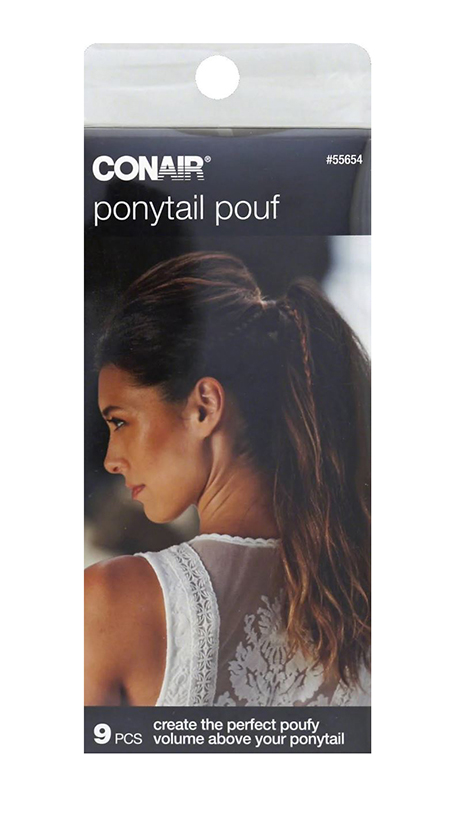 Conair Vintage Ponytail Pouf 9 pcs Kit - Click Image to Close